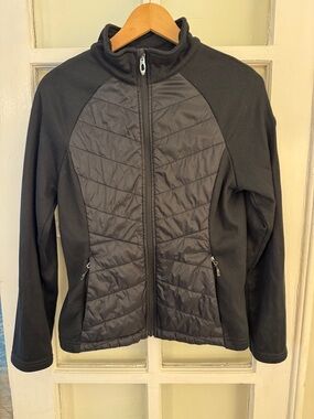 Spyder Women’s Black Quilted Hybrid Jacket